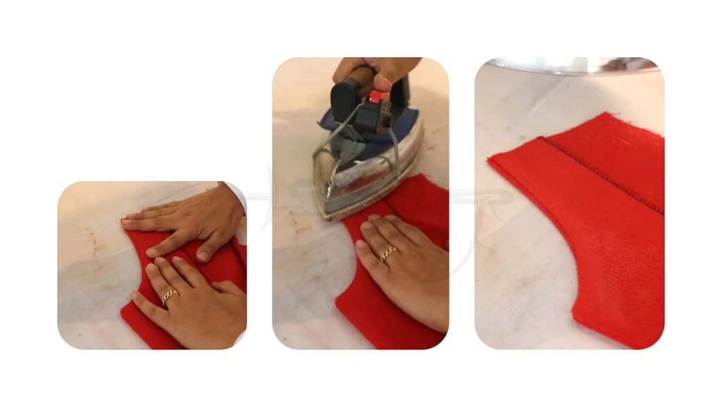 اتوکاری یقه گرد جلو باز